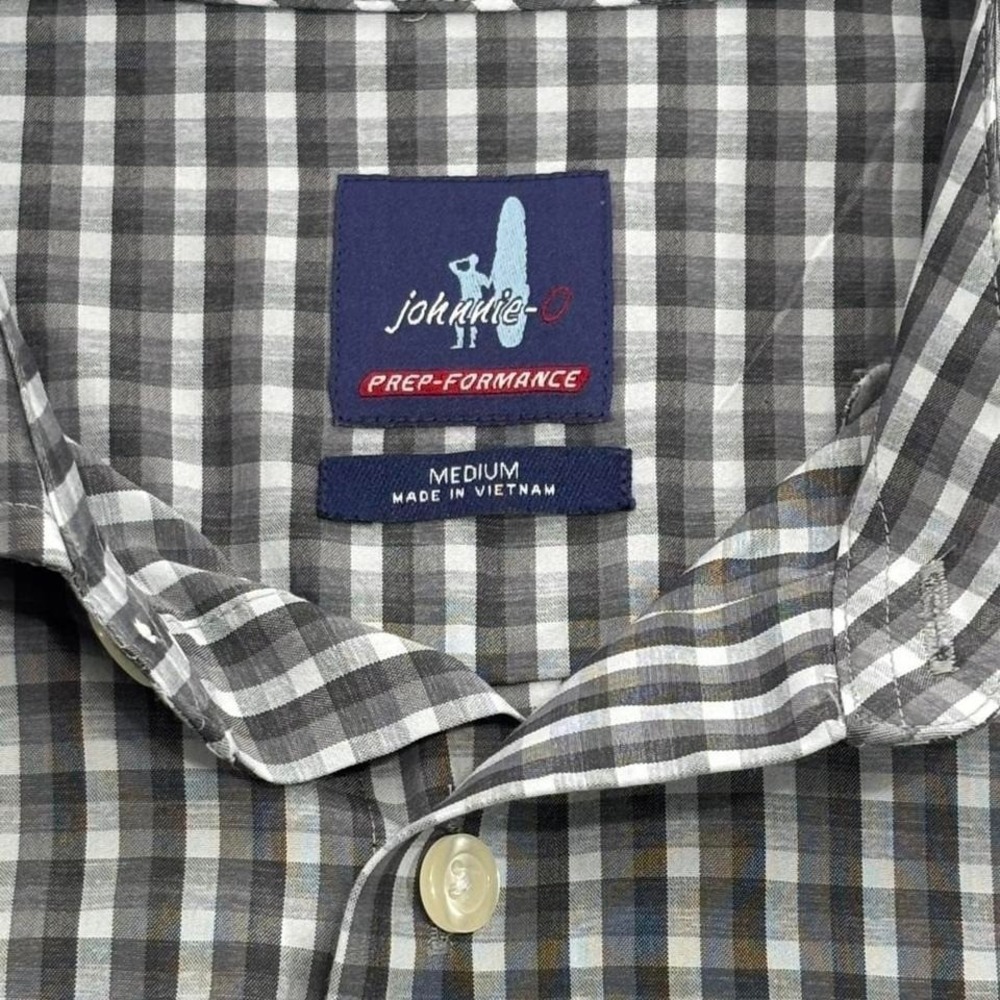 Johnnie-O‎ Prep-Formance button-up shirt Size M 0052